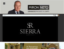 Tablet Screenshot of mironneto.com
